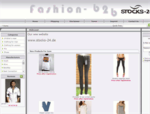 Tablet Screenshot of fashion-b2b.de